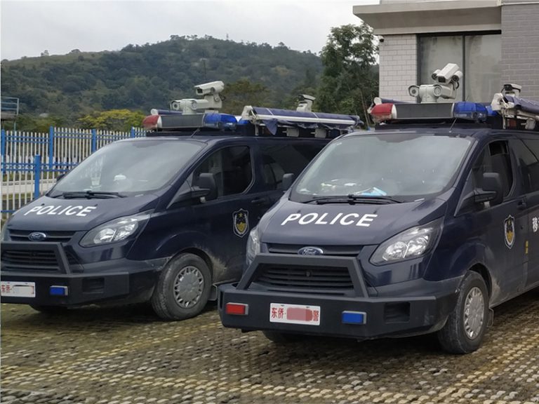 Shuoxin HD Network Vehicle PTZ Products Applied to Remote Monitoring System of Fujian Special Police Command Vehicle2