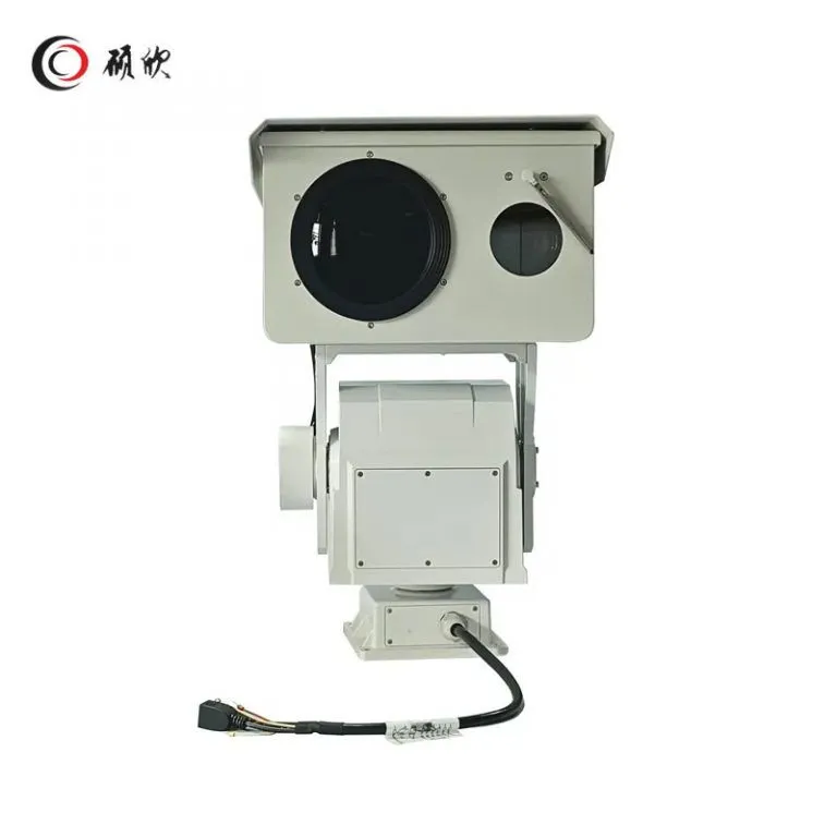 Caméra PTZ à imagerie à longue portée biphérique