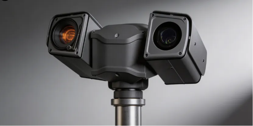Bi-spectral thermal imaging PTZ camera