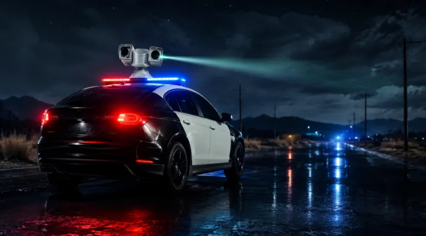 Long Range Vehicle PTZ Cameras for Police Night Patrol