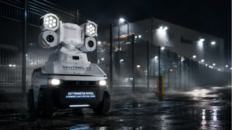 Security Robot Cameras Multi-Spectral PTZ for 24 7 Patrol