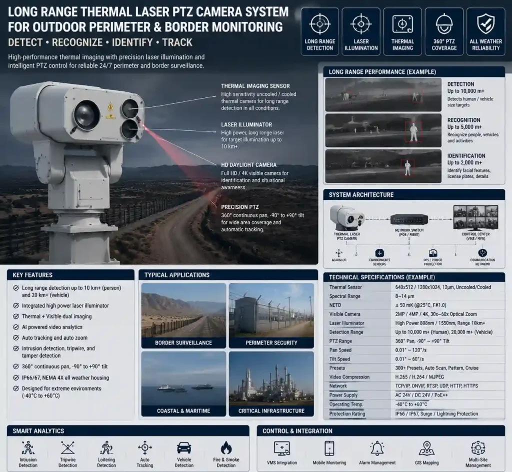 The Ultimate Guide to Choosing a Manufacturer of Long Range Thermal Laser PTZ Camera