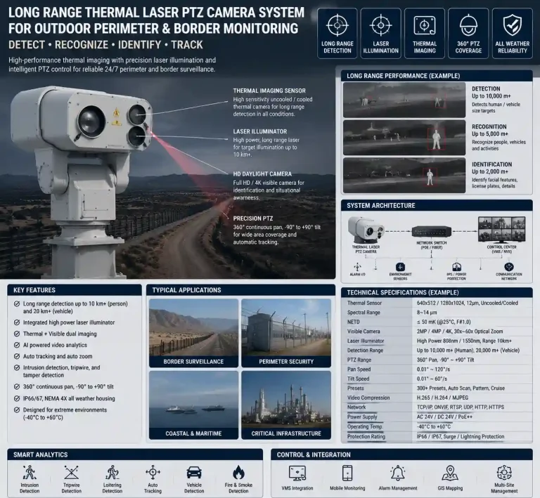 The Ultimate Guide to Choosing a Manufacturer of Long Range Thermal Laser PTZ Camera